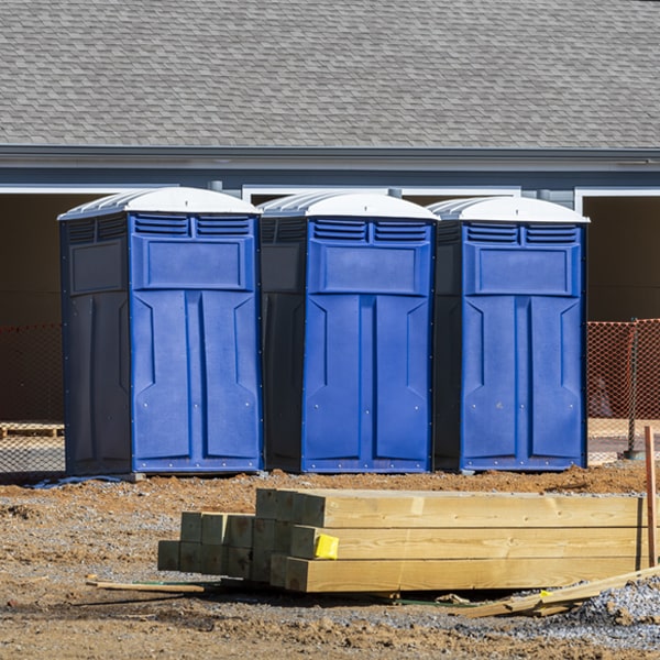 do you offer hand sanitizer dispensers inside the portable restrooms in Kurthwood